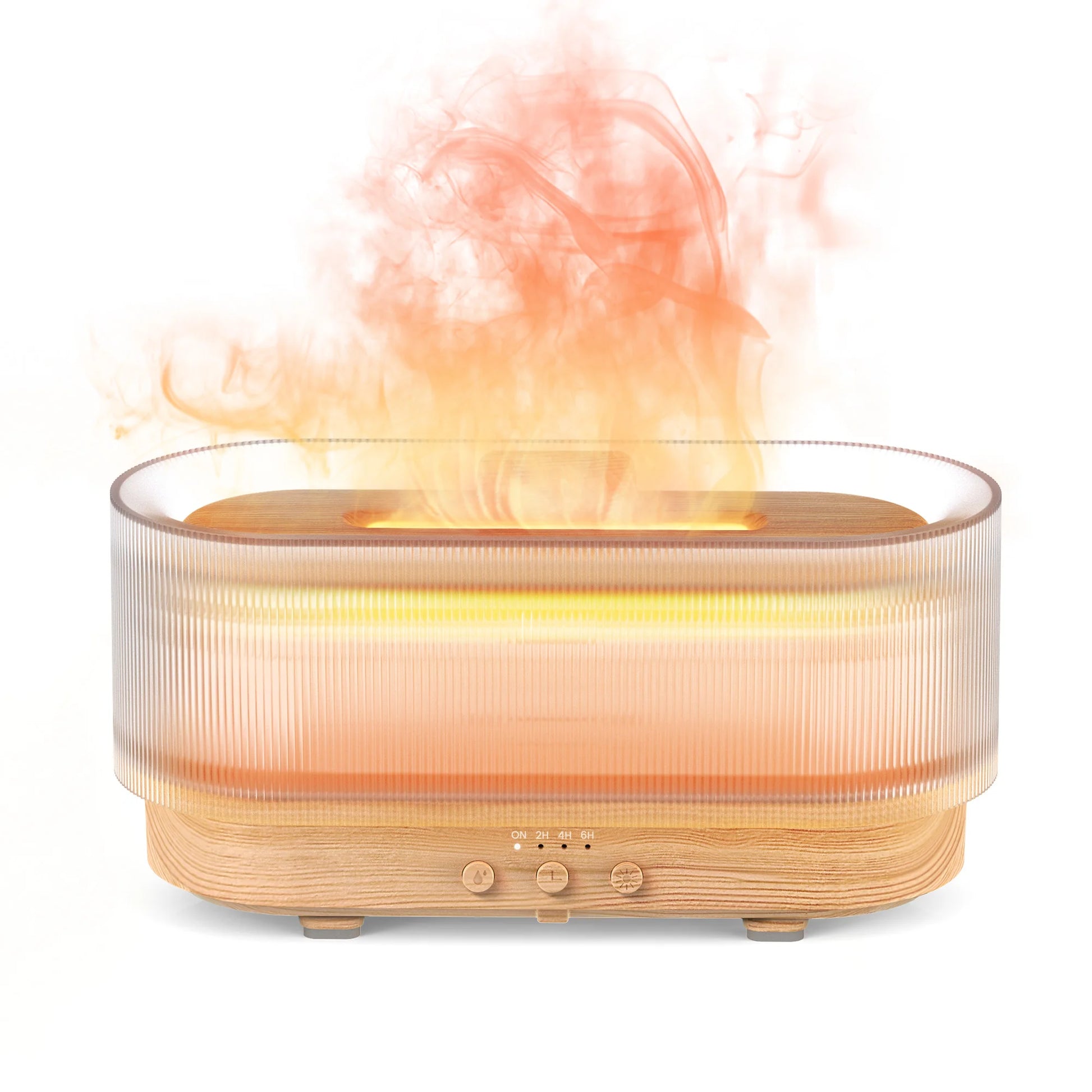 Flame Aroma Diffuser 300ml USB Cool Mist Humidifier
