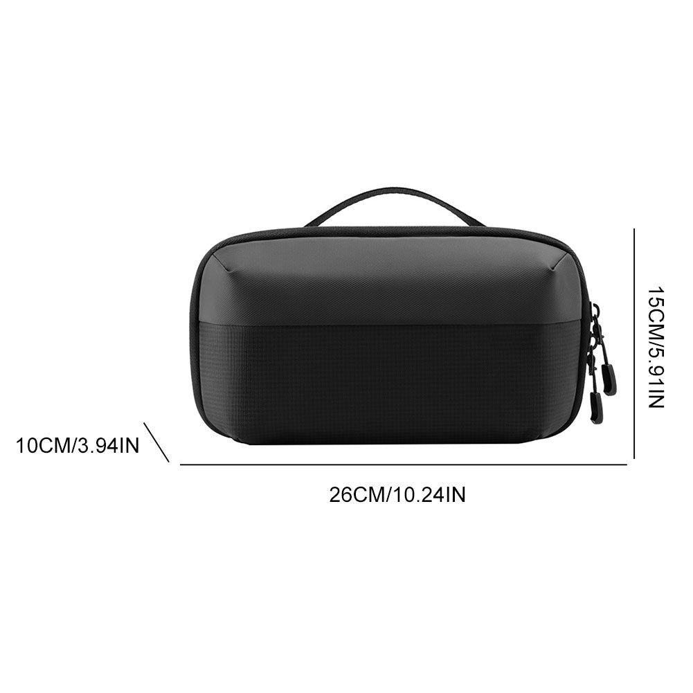 Travel Cable Organizer Pouch - Portable Water Resistant Case