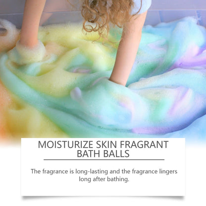 Bubble Bath Bombs 6pcs - Exfoliate & Nourish Skin