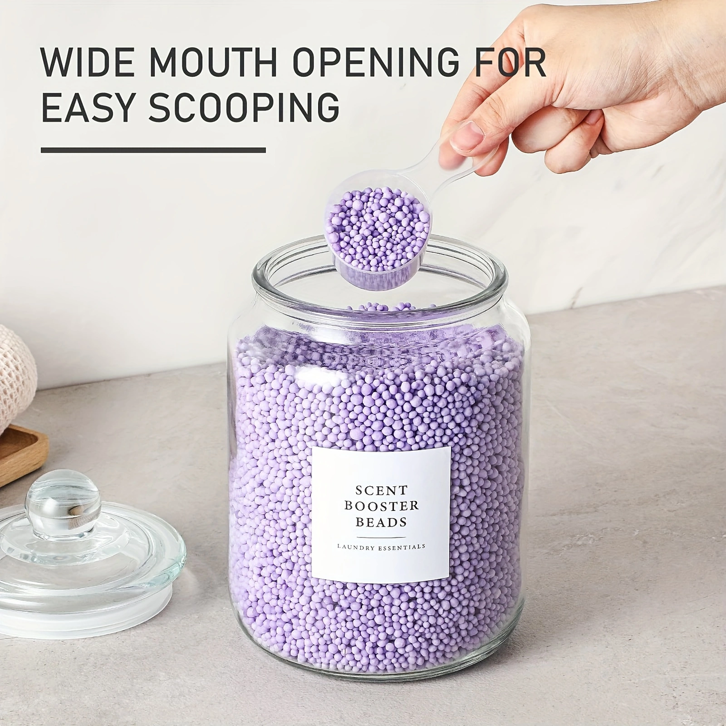 Glass Jars Airtight Lids & Labels - Half Gallon Storage Containers 4pcs