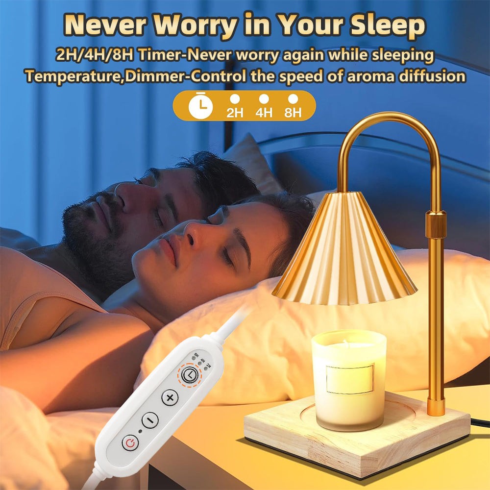 Candle Warmer Lamp - Dimmable Aromatherapy Night Light