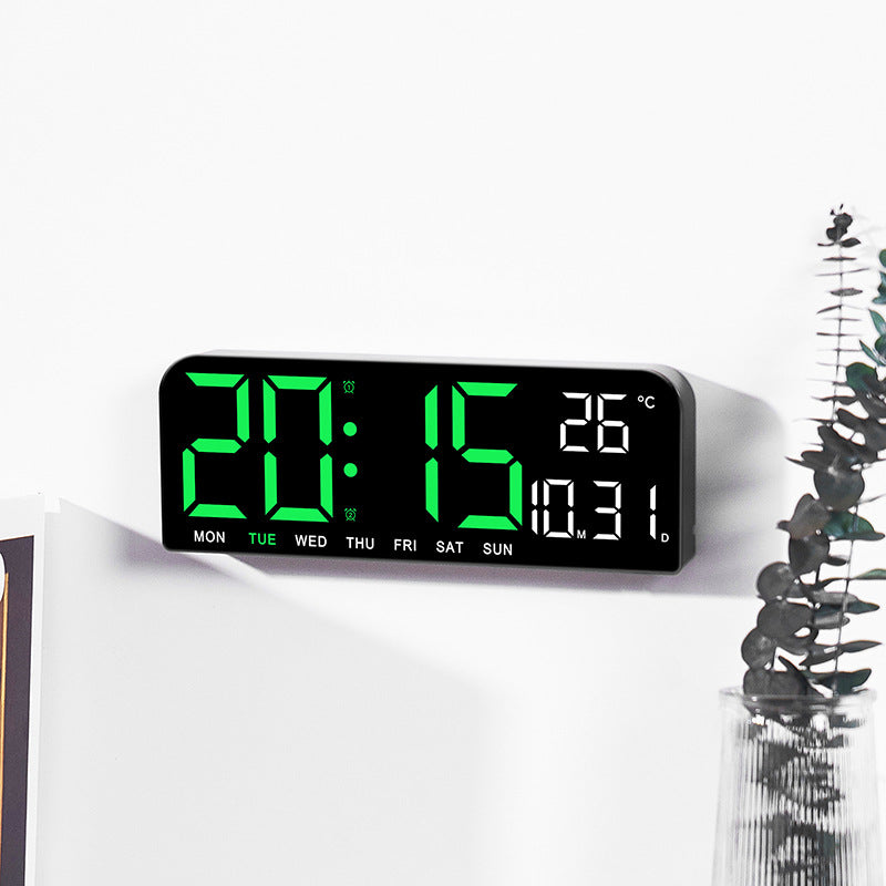 Digital Alarm Clock Large Display USB-Powered Silent Timer