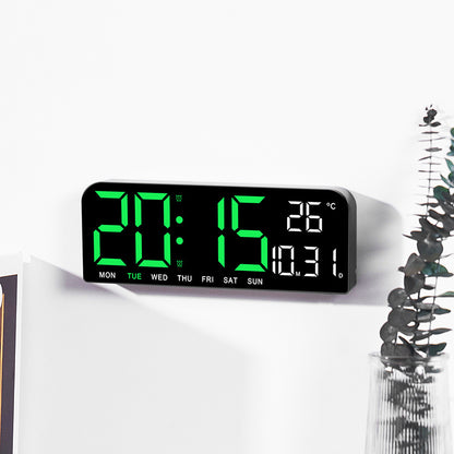 Digital Alarm Clock Large Display USB-Powered Silent Timer