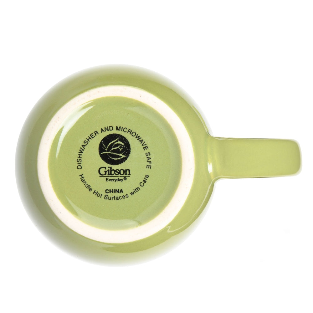 Ceramic Mug Set of 6 with Rack - Dishwasher & Microwave Safe