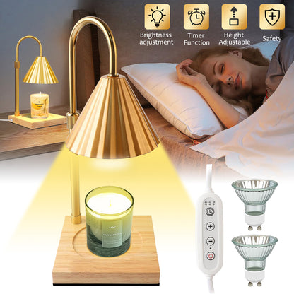 Candle Warmer Lamp - Dimmable Aromatherapy Night Light