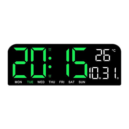 Digital Alarm Clock Large Display USB-Powered Silent Timer