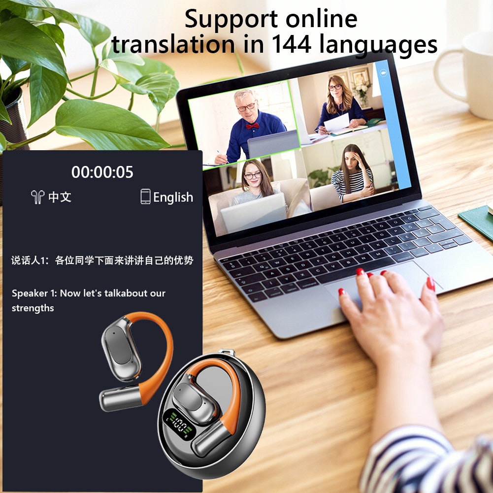 Translation Earbuds Real-Time 144 Languages AI Translator