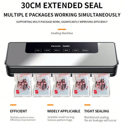 Vacuum Sealer Machine: Preserve Food Longer, 30 Bags Included