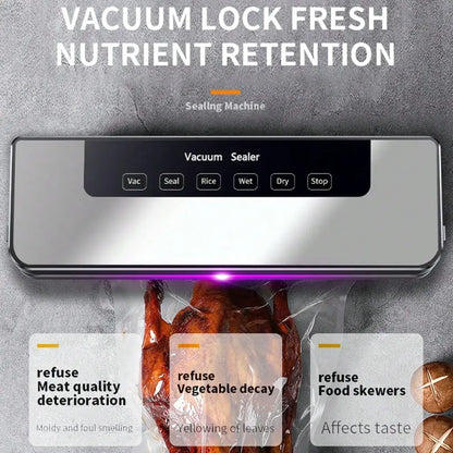 Vacuum Sealer Machine: Preserve Food Longer, 30 Bags Included