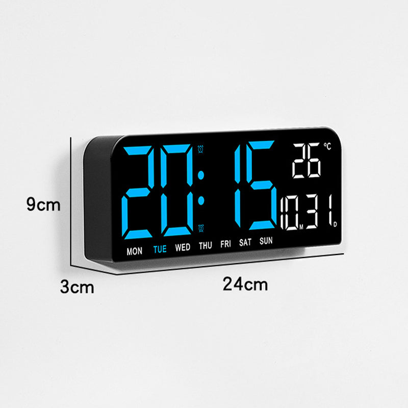 Digital Alarm Clock Large Display USB-Powered Silent Timer