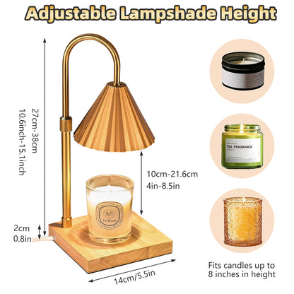 Candle Warmer Lamp - Dimmable Aromatherapy Night Light