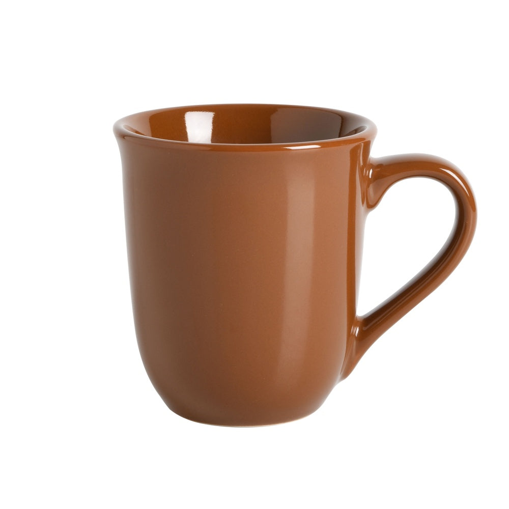 Ceramic Mug Set of 6 with Rack - Dishwasher & Microwave Safe