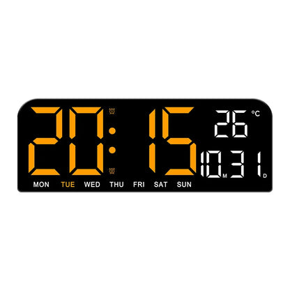 Digital Alarm Clock Large Display USB-Powered Silent Timer