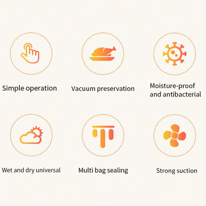 Vacuum Sealer Machine: Preserve Food Longer, 30 Bags Included