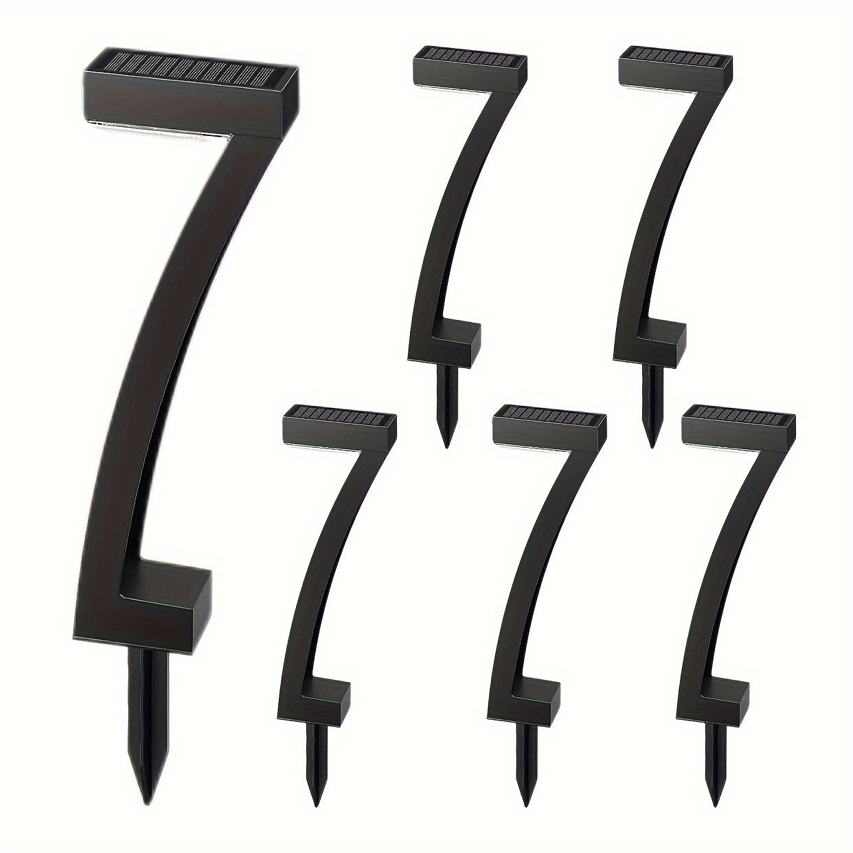Outdoor Solar Path Lights 6Pack - Bright 12Hrs Auto On/Off