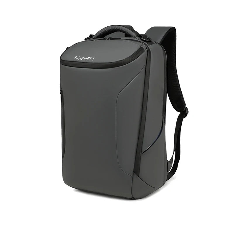 Men's Anti-Theft Waterproof Laptop Backpack 17-Inch Travel Bag