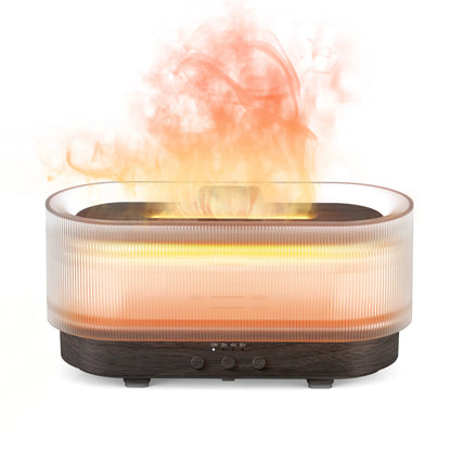 Flame Aroma Diffuser 300ml USB Cool Mist Humidifier