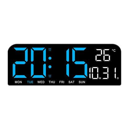 Digital Alarm Clock Large Display USB-Powered Silent Timer