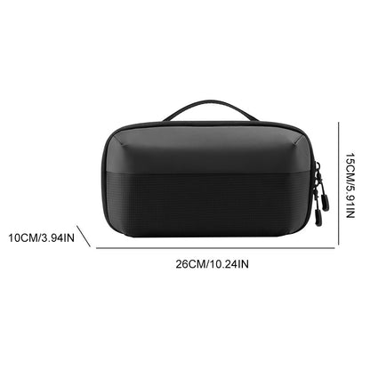 Travel Cable Organizer Pouch - Portable Water Resistant Case