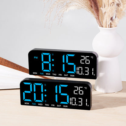 Digital Alarm Clock Large Display USB-Powered Silent Timer